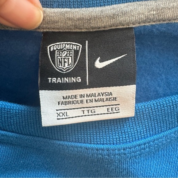 Nike Detroit Lions Sweatshirt Mens Pullover NFL - Picture 3 of 7